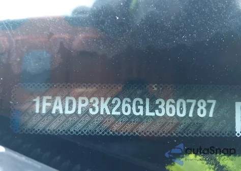 2016 Ford Focus Se из США, поврежденный, VIN 1FADP3K26GL360787